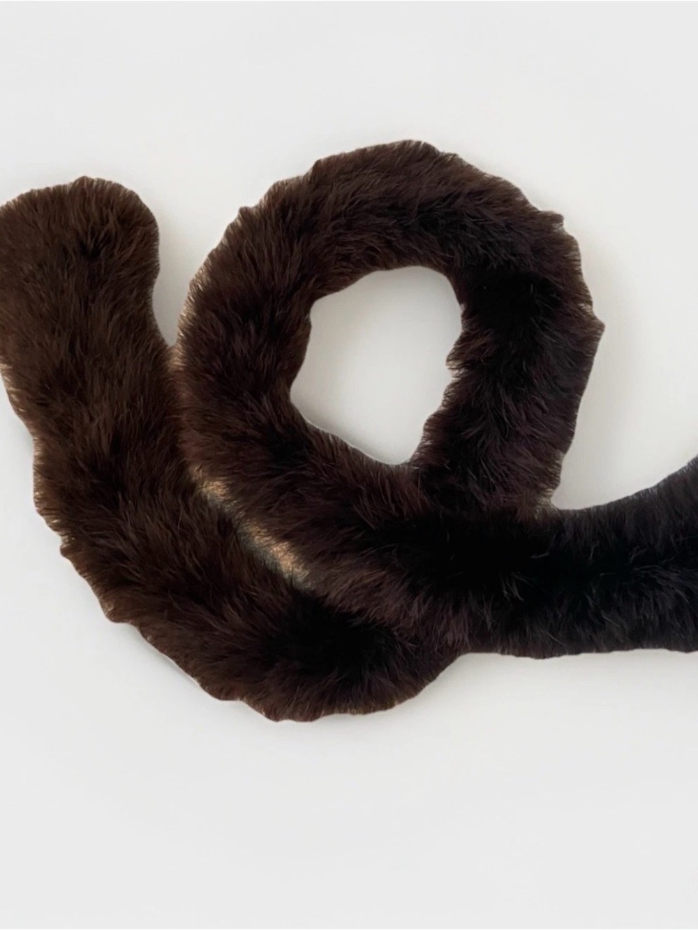 Prairie New York Fur Scarf in Brown